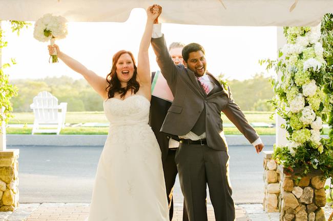 27a indian wedding white gown and ceremony