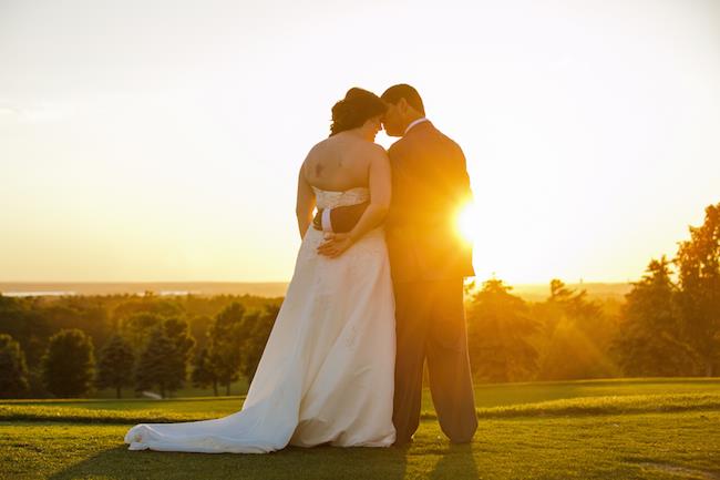 28a indian wedding sunset portrait