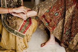 Big Fat Greek Indian Wedding in Santorini Greece