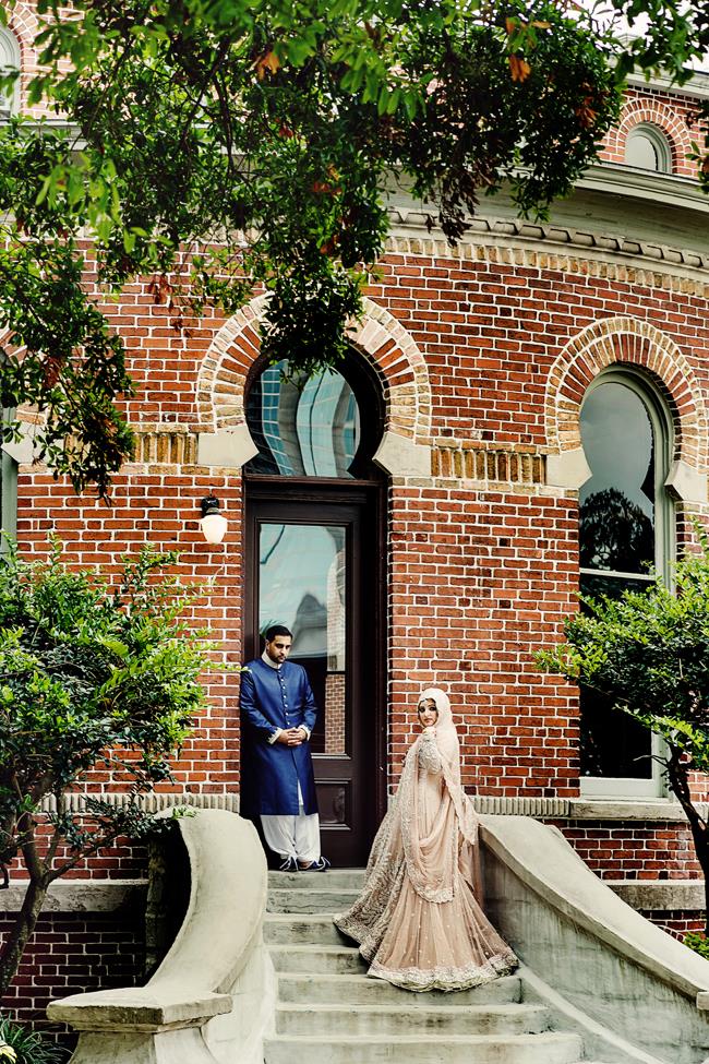 13a indian wedding outdoor portrait