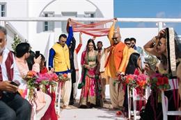 Destination Indian Wedding in Greece by Vangelis Photography