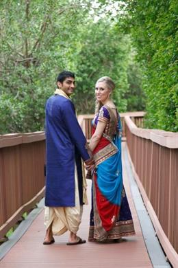 Fusion Indian Wedding by Carrie Wildes Photography