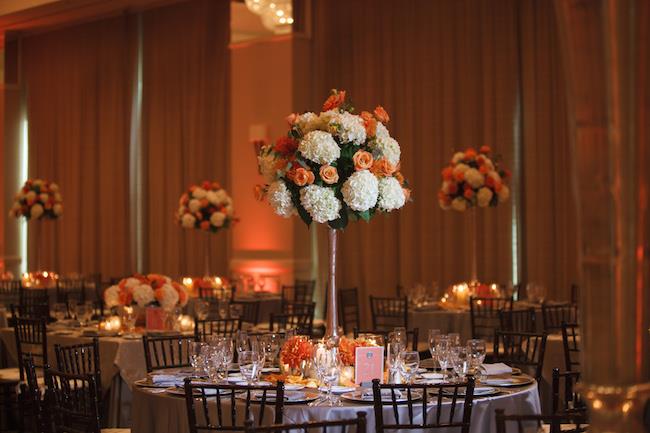 62a indian wedding tall centerpiece