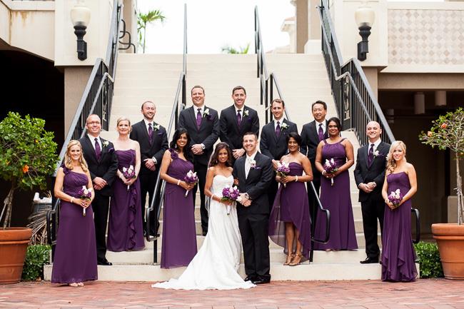 17a indian wedding bridal party portraits