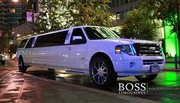 Ford Expedition White Stretch SUV limousine